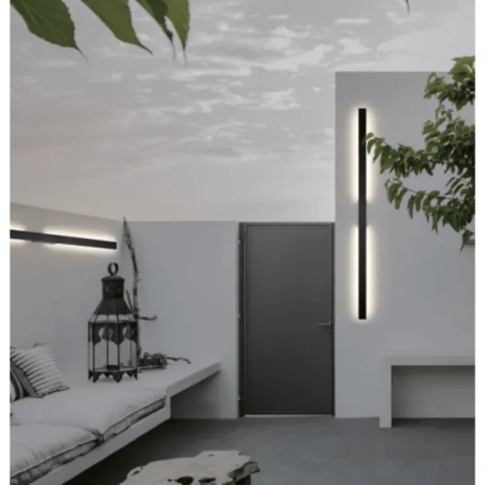 M1058/1000 CRNA LED 18W LED 4000K ZIDNA LAMPA IP54 MITEA LIGHTING - Slika 3