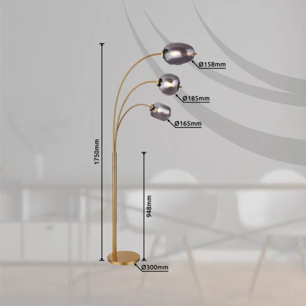 15345-3SMM_zldw-600x600 BLACKY I 15345-3SMM PODNA LAMPA GLOBO LIGHTING - Slika 7