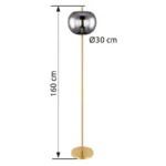 BLACKY I 15345SMM PODNA LAMPA GLOBO LIGHTING - Slika 7