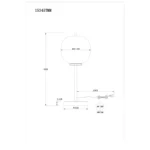 BLACKY I 15345TMM STONA LAMPA GLOBO LIGHTING - Slika 6