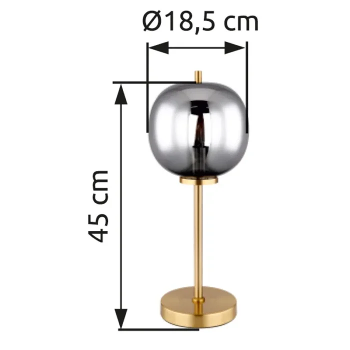 BLACKY I 15345TMM STONA LAMPA GLOBO LIGHTING - Slika 7