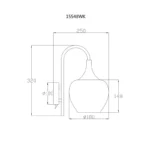 ZIDNA LAMPA MAXY 15548WK GLOBO LIGHTING - Image 6