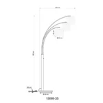 GORLEY 15698-3S PODNA LAMPA GLOBO LIGHTING - Slika 5