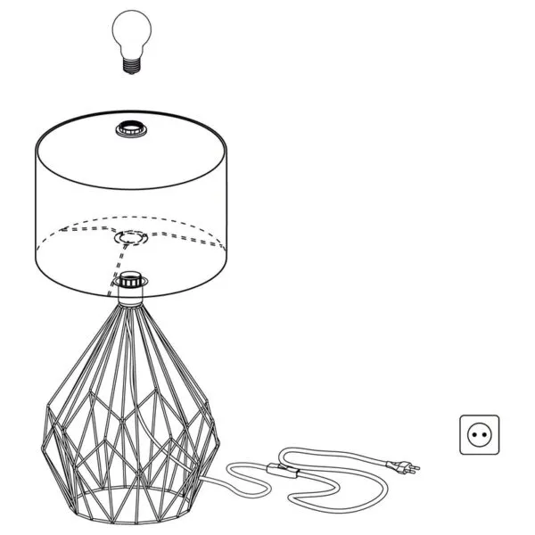 43078_114_0001-600x600 CARLTON 5 STONA LAMPA 43078 EGLO - Image 6