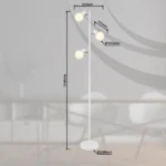 TOKKI PODNA LAMPA 54309SW GLOBO LIGHTING - Slika 7