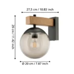 BUFALATA ZIDNA LAMPA 900671 EGLO - Slika 4