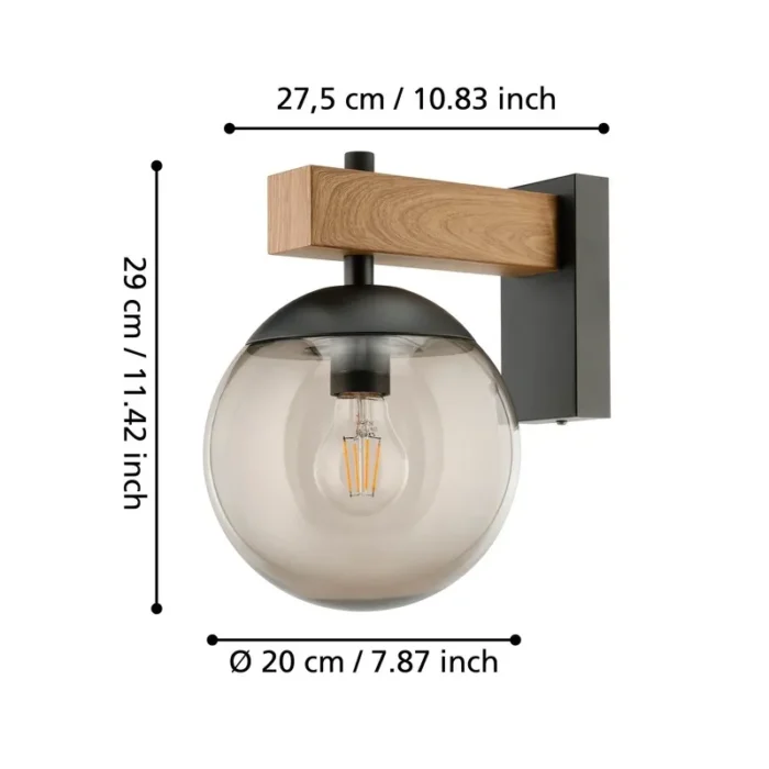 BUFALATA ZIDNA LAMPA 900671 EGLO - Slika 4