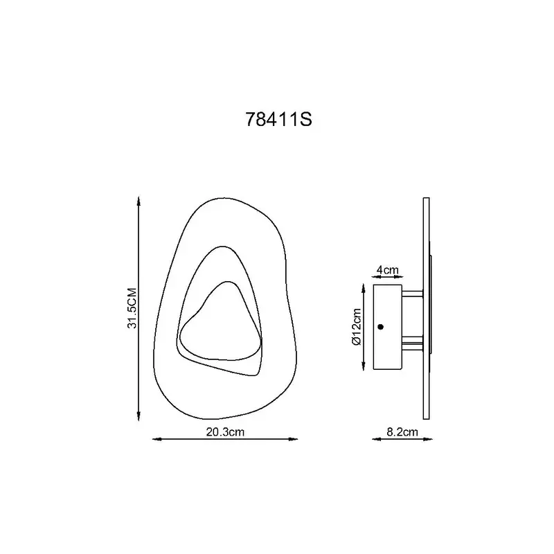 78411S_zld DORSEY 78411S LED ZIDNA LAMPA GLOBO LIGHTING - Slika 10