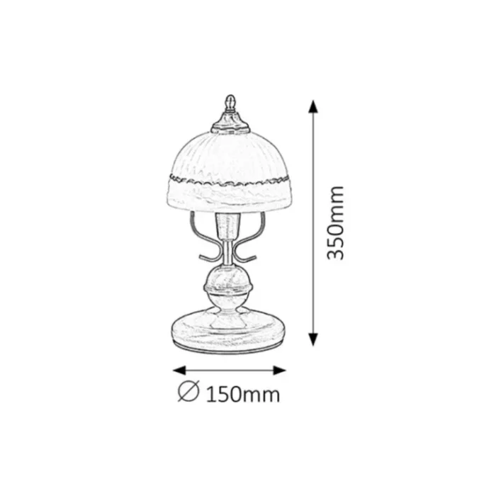 FLOSSI STONA LAMPA 8812 RABALUX - Slika 3