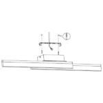 PALMITAL LED ZIDNA / PLAFONSKA LAMPA 97965 EGLO - Slika 5