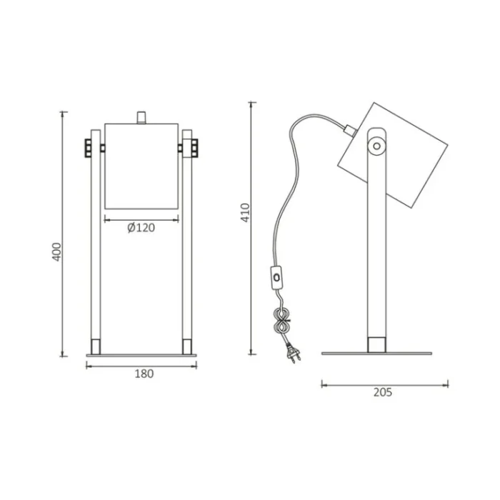 BRY-D001T-1H-1xE27-DRVO-DEKORATIVNA STONA LAMPA BV02-00013 BRAYTRON - Slika 3