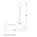 VESTA 472 ZIDNA LED LAMPA CRNA 8W HOME LIGHT - Image 3