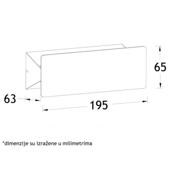 LED SVETILJKA JM-077 ZIDNA 5.5W 3000K IP54 ANTRACIT SPOLJNA LAMPA BB LINK - Image 3