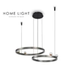 LUNA 234 LUSTER 78W 3000K SIVA/ZLATO HOME LIGHT - Image 2