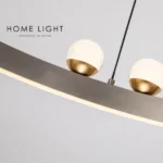 LUNA 234 LUSTER 78W 3000K SIVA/ZLATO HOME LIGHT - Image 3