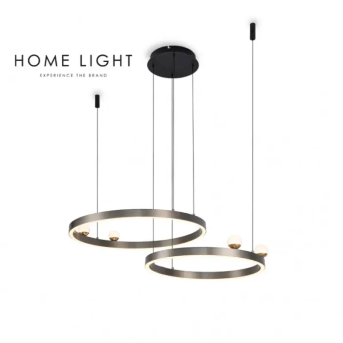 LUNA 234 LUSTER 78W 3000K SIVA/ZLATO HOME LIGHT - Image 1