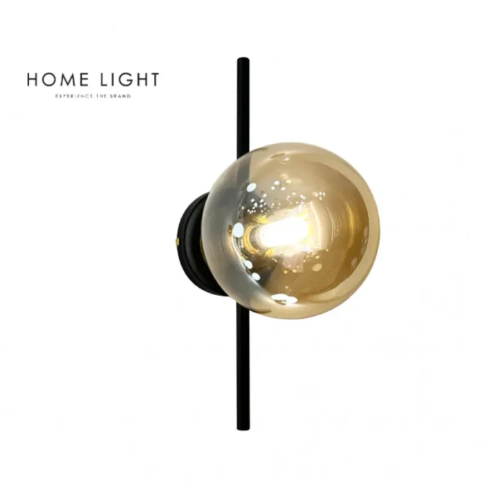 TALIA 43 ZIDNA LAMPA 1*G9 CRNA/BAKAR HOME LIGHT - Image 1
