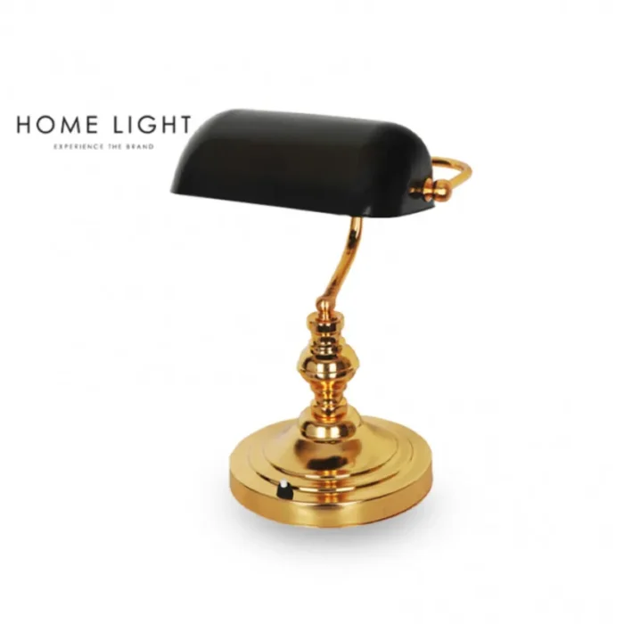 BANKER 12011 STONA LAMPA 1*E27 MESING/CRNA HOME LIGHT - Slika 1