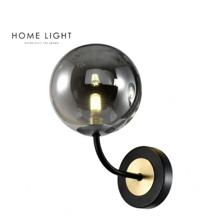 TALIA 45 ZIDNA LAMPA 1*G9 CRNA/BAKAR HOME LIGHT - Image 1