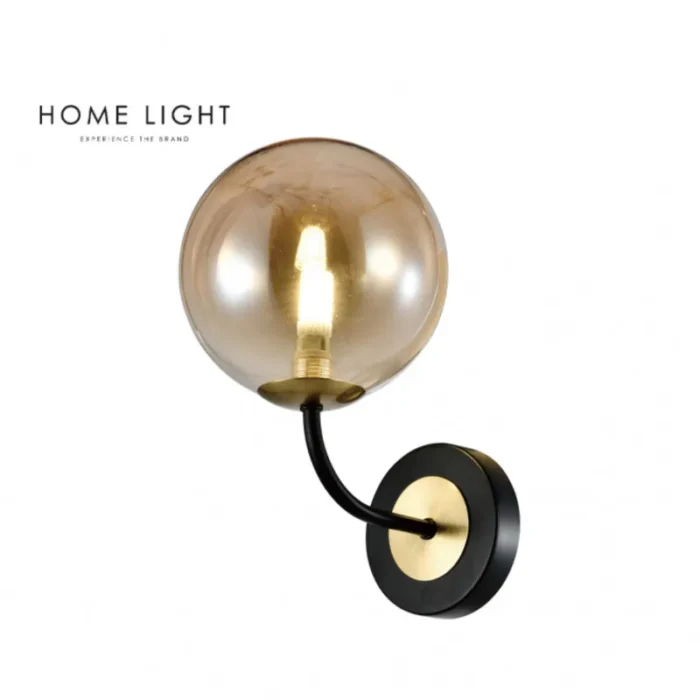 TALIA 44 ZIDNA LAMPA 1*G9 BAKAR/CRNA HOME LIGHT - Image 1