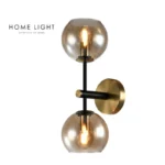 TALIA 33 ZIDNA LAMPA 2*E14 CRNA/BAKAR HOME LIGHT