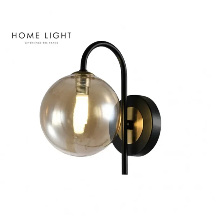 TALIA 1 ZIDNA LAMPA 1*G9 CRNA/BAKAR HOME LIGHT - Image 1