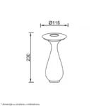 STONA LAMPA PUNJIVA T88091 2.5W 2700K IP54 PINK HOME LIGHT - Slika 2