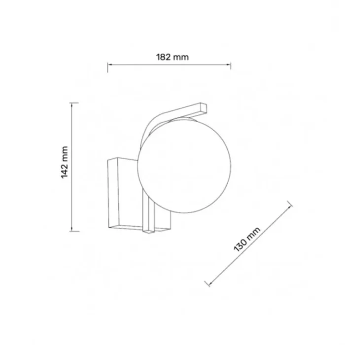 TALIA 38 ZIDNA LAMPA 1*G9 SIVA/HROM HOME LIGHT - Image 2
