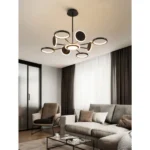 VESTA 369 LUSTER LED 76W 3000K CRNA HOME LIGHT - Image 2