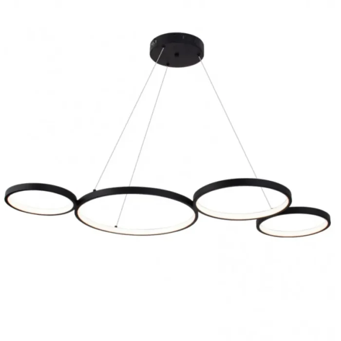 VESTA 374 LUSTER LED 62W 3000K CRNA HOME LIGHT - Image 1