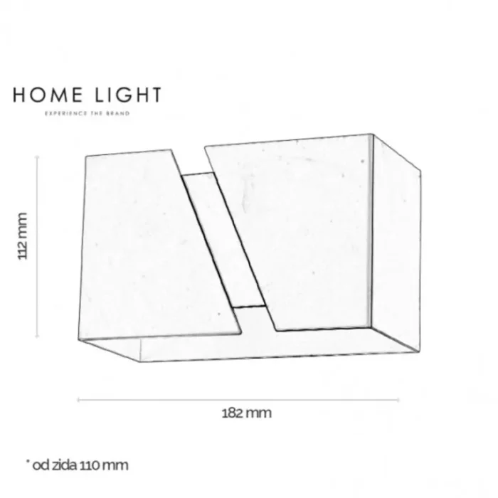 VESTA 445 ZIDNA LAMPA 1*G9 BELA HOME LIGHT - Image 1