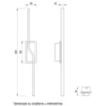 VESTA 470 ZIDNA LAMPA 15W 3000K BELA HOME LIGHT - Image 3