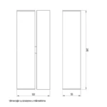VESTA 471 ZIDNA LAMPA 8W 3000K BRUŠENO ZLATO HOME LIGHT - Image 3
