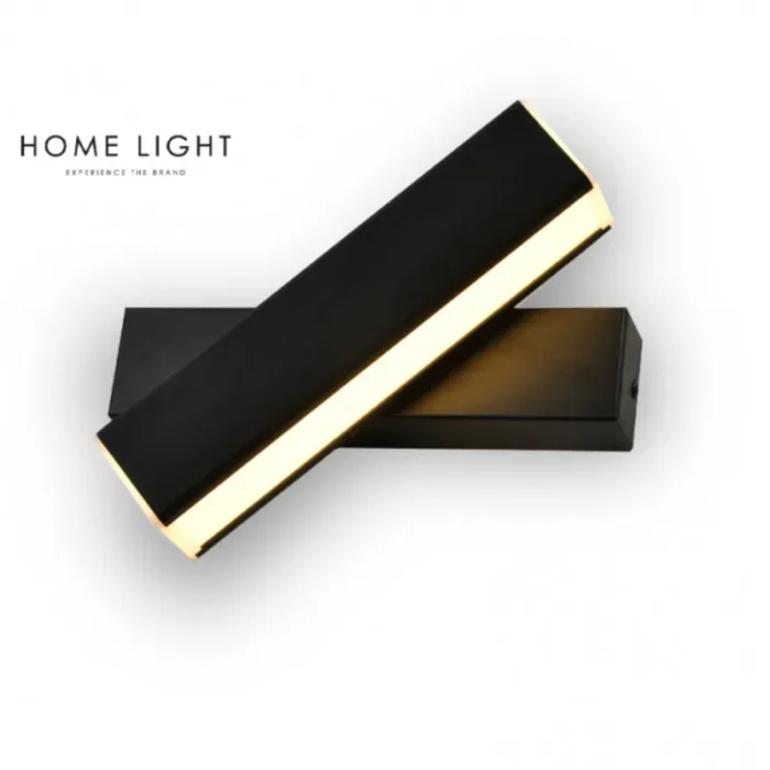 VESTA 471 ZIDNA LAMPA 8W 3000K CRNA HOME LIGHT - Image 1