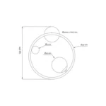 VESTA 555 ZIDNA LAMPA 1*G9 MESING HOME LIGHT - Image 2