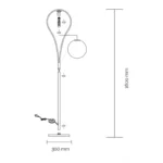 VESTA 578 PODNA LAMPA 1*E27 MESING HOME LIGHT - Image 2