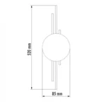 VESTA 609 ZIDNA LAMPA LED 10W 3000K MESING HOME LIGHT - Image 2