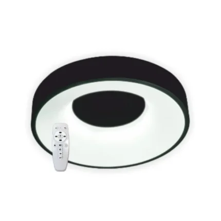 M205465 2x18W LED PLAFONJERA CRNA DALJINSKI MITEA LIGHTING