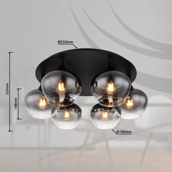 15548-6D_zldw-600x600 MAXY 15548-6D PLAFONSKA LAMPA GLOBO LIGHTING - Slika 6