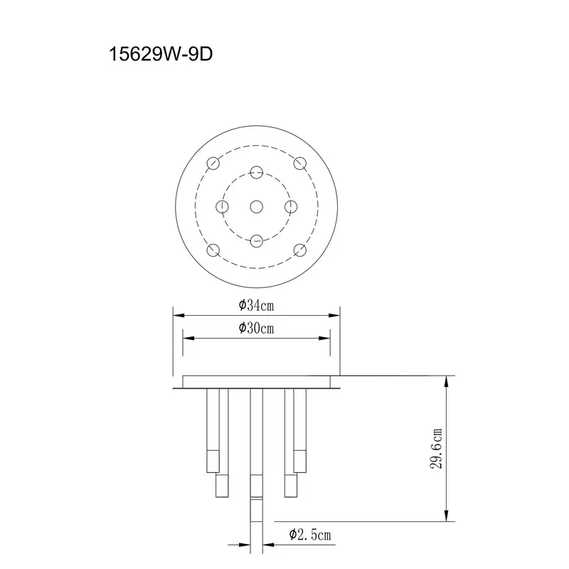 15629W-9D_zld BLAKE 15629W-9D VISILICA GLOBO LIGHTING - Slika 5