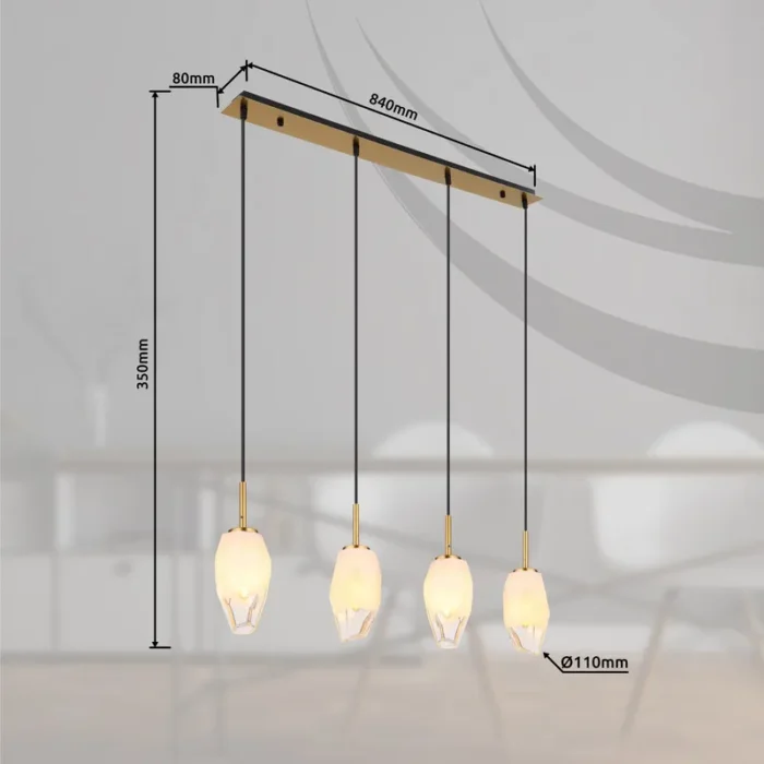 BARCLEY 15787-4H VISILICA GLOBO LIGHTING - Slika 9
