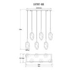 BARCLEY 15787-6H VISILICA GLOBO LIGHTING - Slika 9