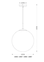 VISILICA VARUS 15853 GLOBO LIGHTING - Slika 5
