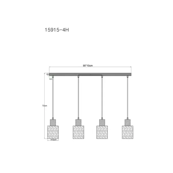 15915-4H_zld-600x600 VISILICA UNDERWOOD 15915-4H GLOBO LIGHTING - Slika 6