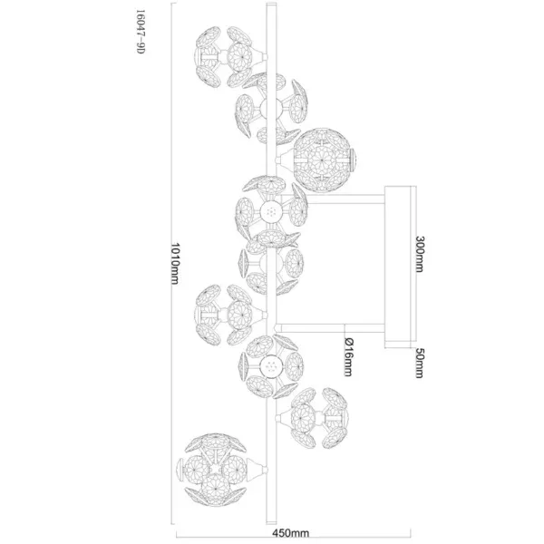16047-9D_zld_1920x1920-600x600 VIRINA 16047-9D PLAFONSKI LUSTER GLOBO LIGHTING - Slika 6