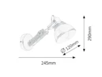 ZIDNA LAMPA AKSEL 2723 RABALUX - Slika 2