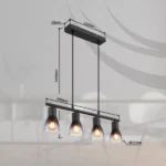 SATELLA VISILICA 54312-4H GLOBO LIGHTING - Slika 2