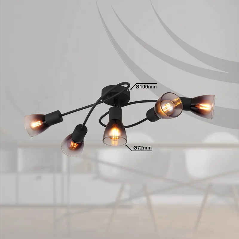 54312-5_zldw SATELLA SPOT LAMPA 54312-5 GLOBO LIGHTING - Slika 5