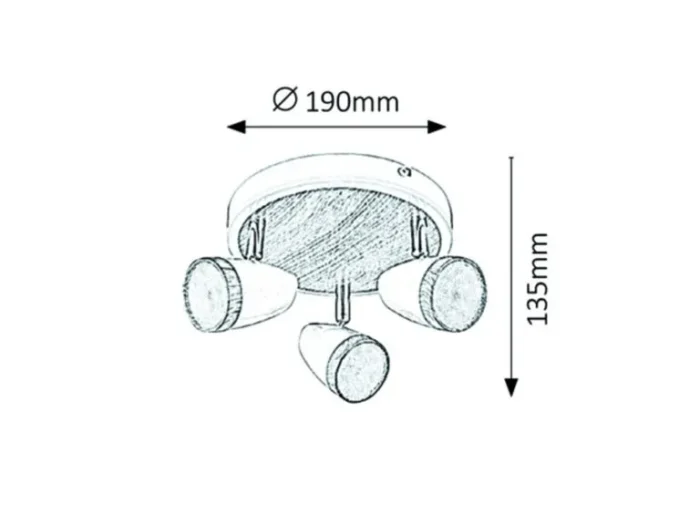 SPOT LAMPA KAREN 5566 RABALUX - Slika 3