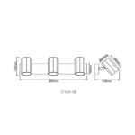 JAMES 57918-3B SPOT LAMPA GLOBO LIGHTING - Slika 6